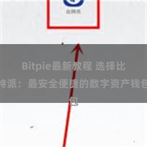 Bitpie最新教程 选择比特派：最安全便捷的数字资产钱包