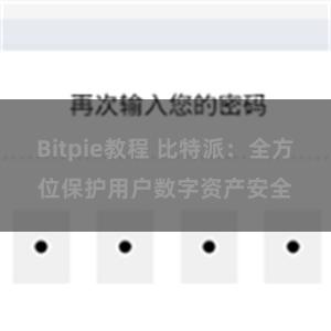 Bitpie教程 比特派：全方位保护用户数字资产安全