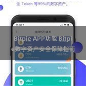 Bitpie APP功能 Bitpie数字资产安全保障指南