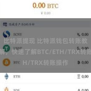 比特派提现 比特派钱包转账教程详解，快速了解BTC/ETH/TRX转账操作