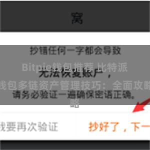 Bitpie钱包推荐 比特派钱包多链资产管理技巧：全面攻略