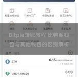 Bitpie转账教程 比特派钱包与其他钱包的区别解析