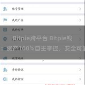 Bitpie跨平台 Bitpie钱包：资产100%自主掌控，安全可靠。