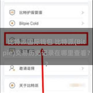 比特派国际钱包 比特派(Bitpie)交易历史记录在哪里查看？