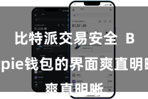 比特派交易安全  Bitpie钱包的界面爽直明晰