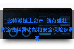 比特派链上资产  领有雄壮的金钱科罚功能和安全保险步调